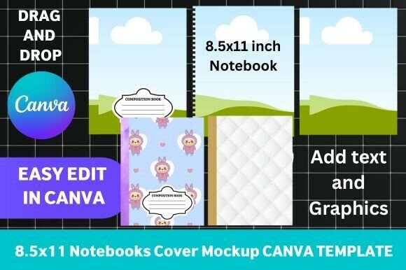 Composition Notebook Cover Canva Template: Strategic Design for Educators and Publishers