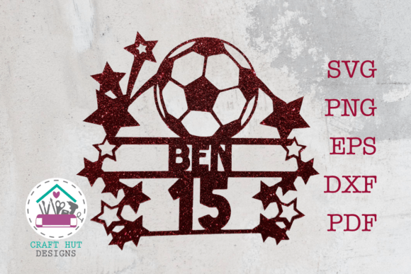 Customizable Soccer Cake Topper SVG Cut: A Creative Touch for Birthday Celebrations