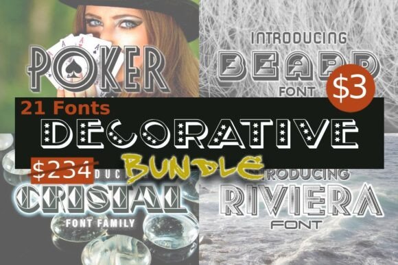 Decorative Font Bundle: Elevating Visual Identity in a Saturated Digital Landscape