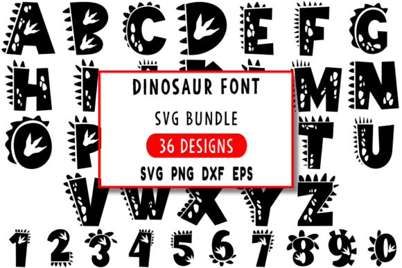 Dinosaur Font SVG & Alphabet Design Guide