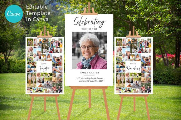 Editable Funeral Photo Collage Template: A Practical Guide to Honoring Memories