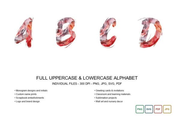 Elevate Your Designs with the Rose Petal Alphabet Set: A Complete Guide to Decorative Font Art