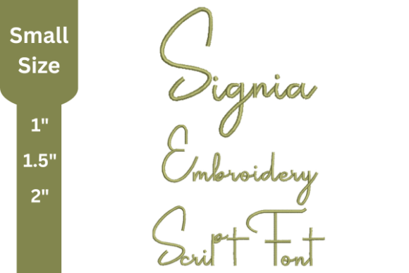 Elevating Custom Projects with a Professional Script Embroidery Font