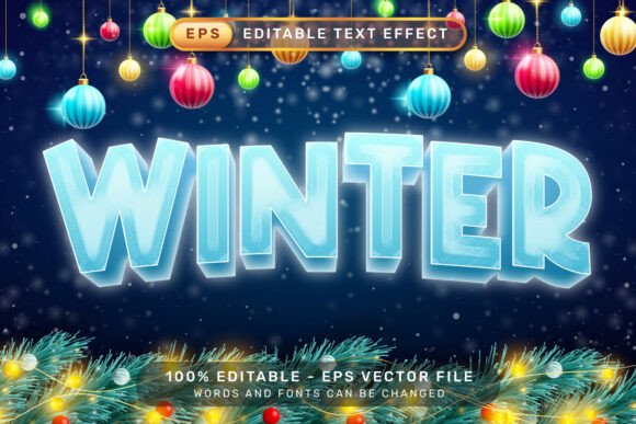 Elevating Holiday Campaigns: The Strategic Value of Editable Winter and Christmas 3D Text Effects