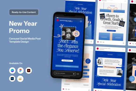 Evaluating the Celebration New Year Promo Carousel for Premium Holiday Campaigns