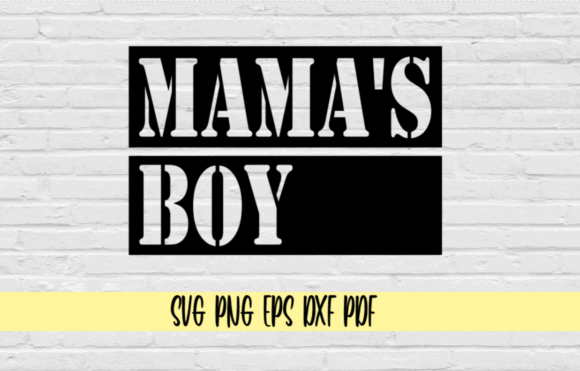 Mama s Boy Tee Shirt Stencil Font: Elevating Mother’s Day Apparel Design