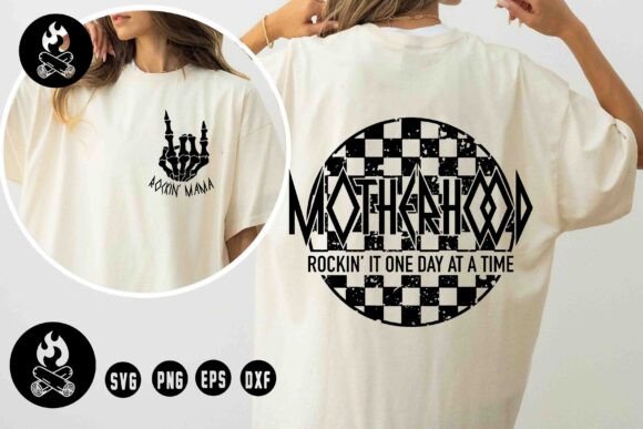 Motherhood Rockin’ It SVG: Edgy Style for Modern Mother’s Day Crafts