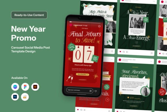 New Year Business Promo Carousel Design Guide