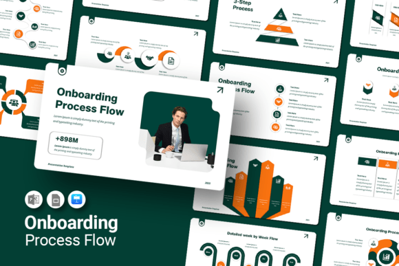 Onboarding Process Flow Keynote Template: A Practical Tool for Effective Presentations