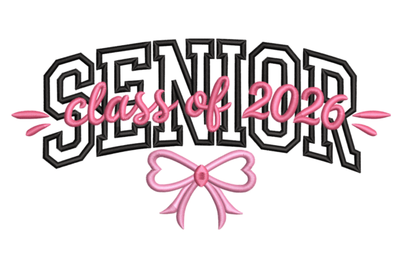 Senior Class of 2026 – Varsity Bow: A Practical Embroidery Asset Review