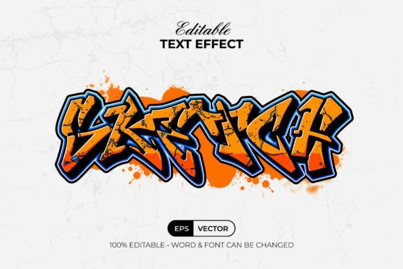 Sketch Text Effect Graffiti Style: A Creative Designer’s Best Friend