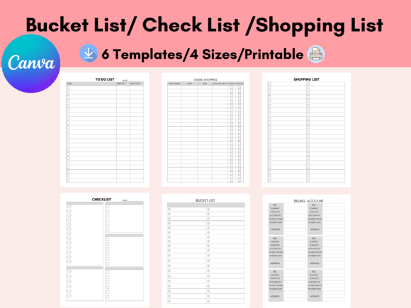 To Do List Pages & Daily to Do List Organizer Kit
